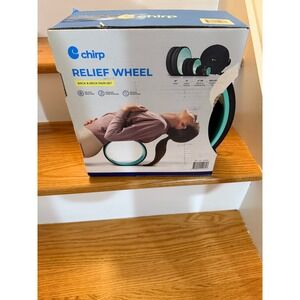 Chirp Relief Wheel Back & Neck Pain 3-Wheel Set Carry Case Yoga Pilates